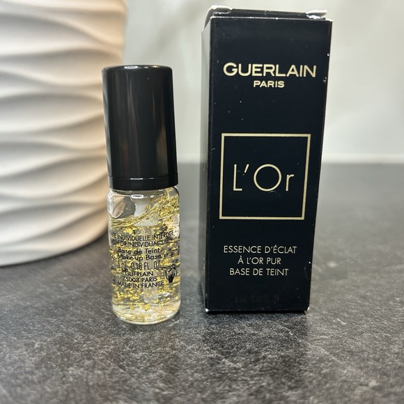 NEW‎ Guerlain L'Or Radiance Concentrate Pure Gold Makeup Base Primer .16 oz MINI - Picture 2 of 7